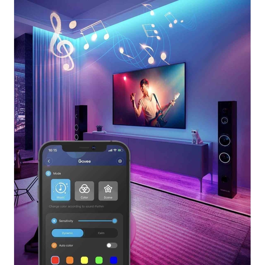 Govee - Wi-Fi RGB pametna LED traka 5 m