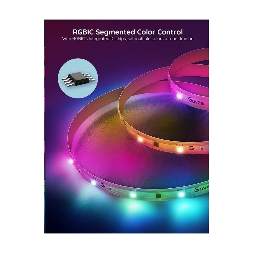Govee - Wi-Fi RGBIC PRO pametna LED traka 10 m
