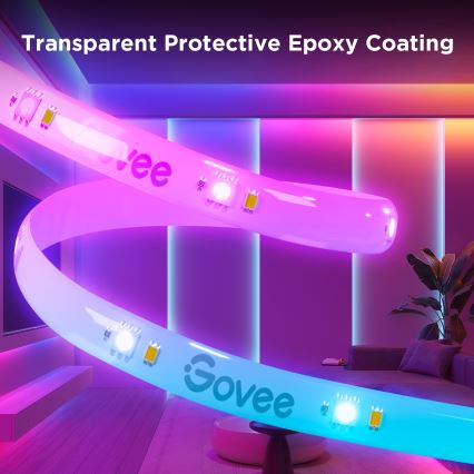 Govee - Wi-Fi RGBICW Smart PRO LED traka 10m MATTER - izuzetno otporna