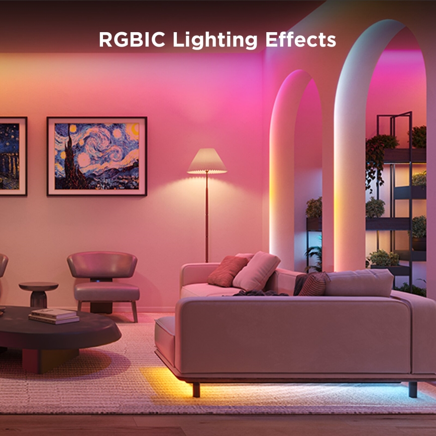 Govee - Wi-Fi RGBICW Smart PRO LED traka 5m MATTER  - izuzetno izdržljiva