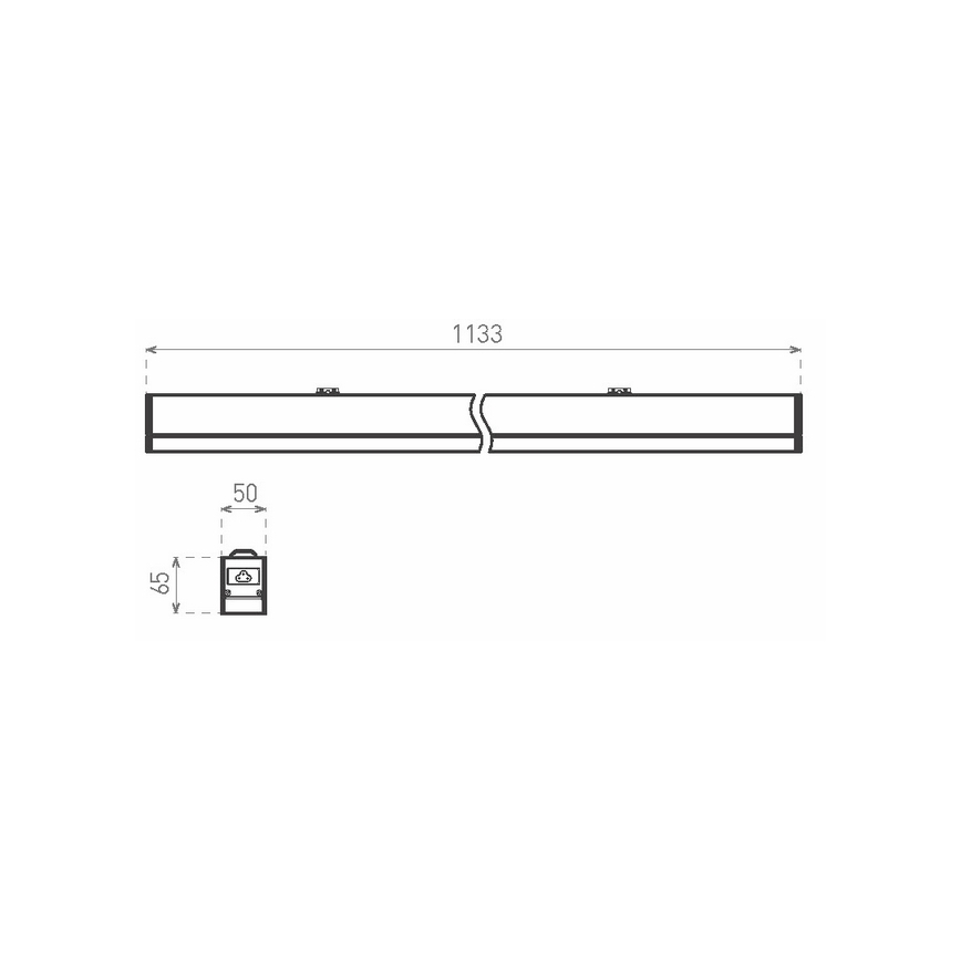 Greenlux GXPR068 - LED fluorescentna svetiljka PROFI LINEAR II LED/36W/230V 4000K