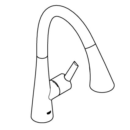 GROHE 30219002 - Elektronska slavina za sudoperu ZEDRA TOUCH sjajni hrom
