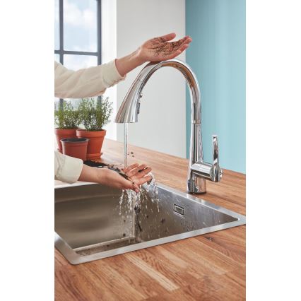 GROHE 30219002 - Elektronska slavina za sudoperu ZEDRA TOUCH sjajni hrom