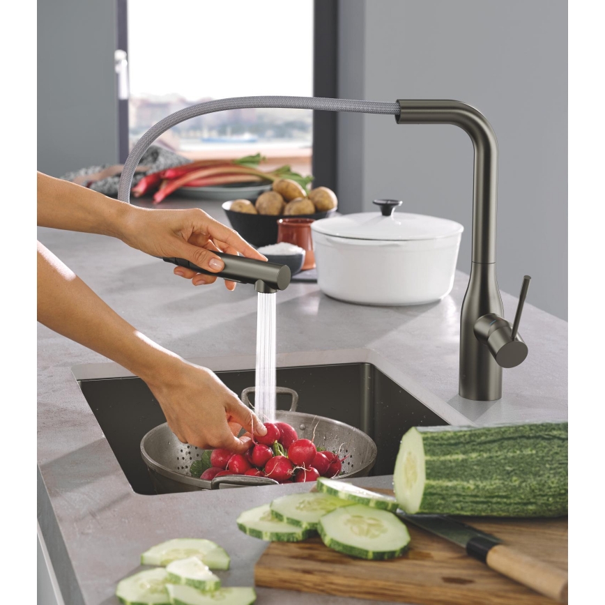 GROHE 30270AL0 - Slavina za sudoperu ESSENCE grafit