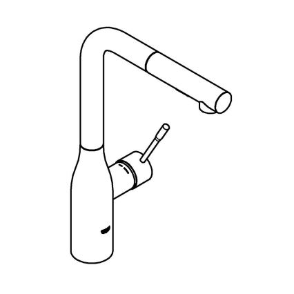 GROHE 30270DC0 - Baterija za sudoperu ESSENCE, nerđajući čelik