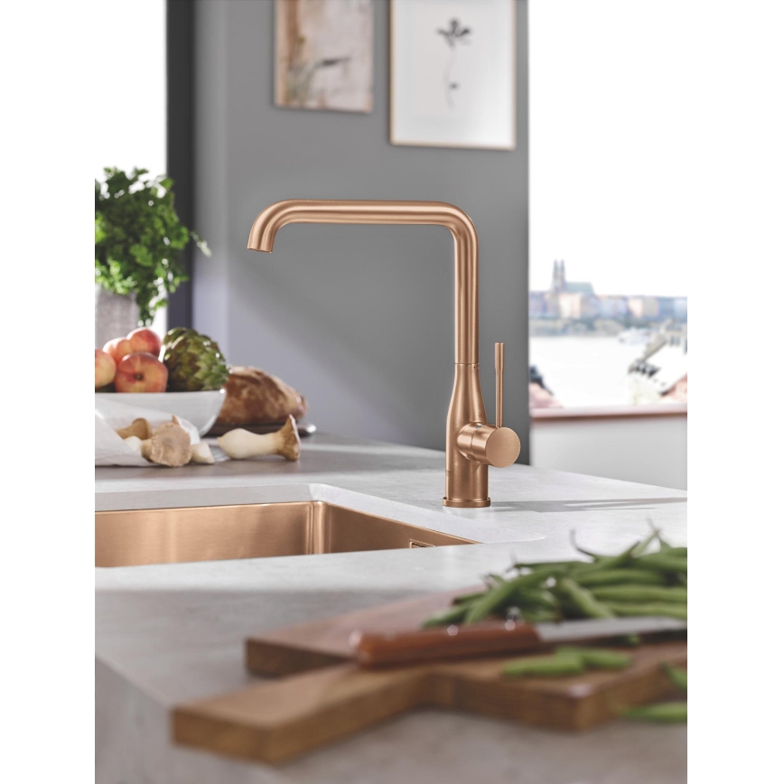 GROHE 30270DL0 - Kuhinjska baterija ESSENCE, bronzana
