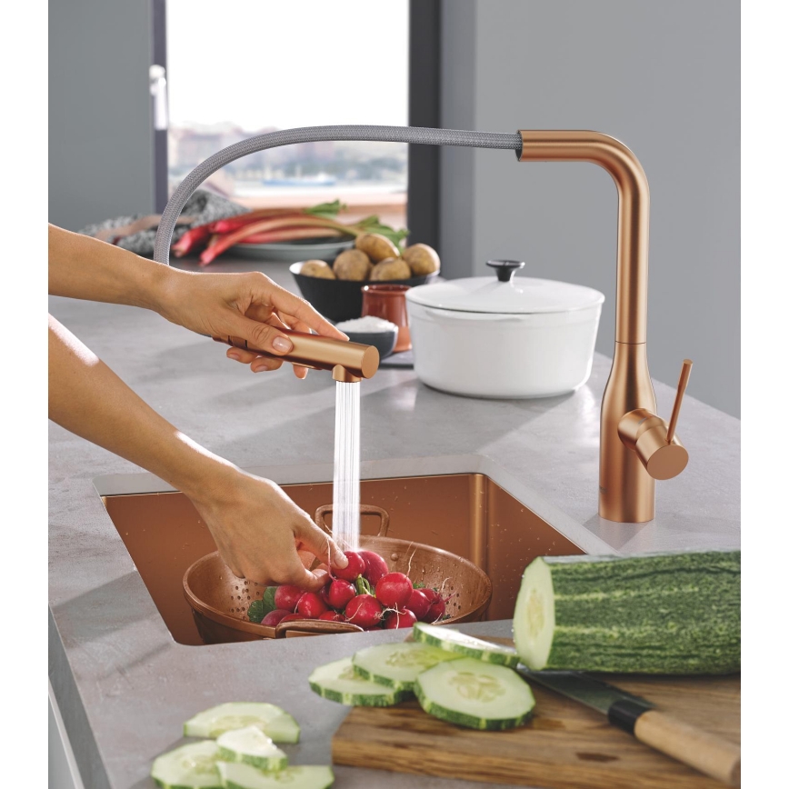 GROHE 30270DL0 - Kuhinjska baterija ESSENCE, bronzana