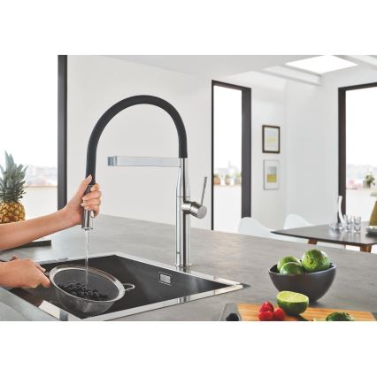 GROHE 30294DC0 - Sudoperna baterija ESSENCE, nerđajući čelik