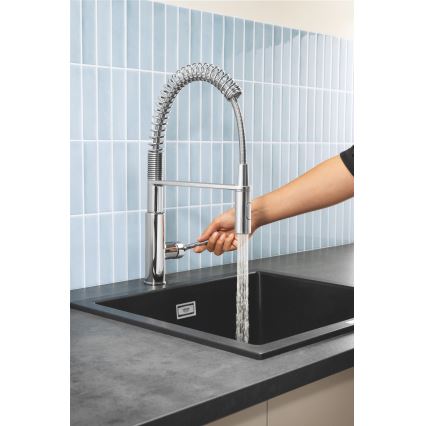 GROHE 30361000 - Kuhinjska baterija GET 455 mm sjajni hrom