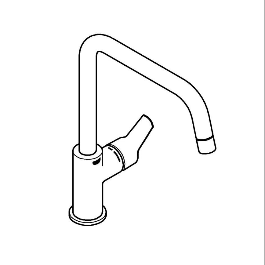 GROHE 30470DC0 - Baterija za sudoperu START 310 mm, nerđajući čelik