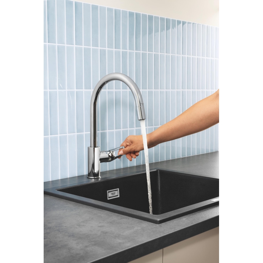GROHE 30556000 - Slavina za sudoperu START LOOP 357 mm sjajni hrom