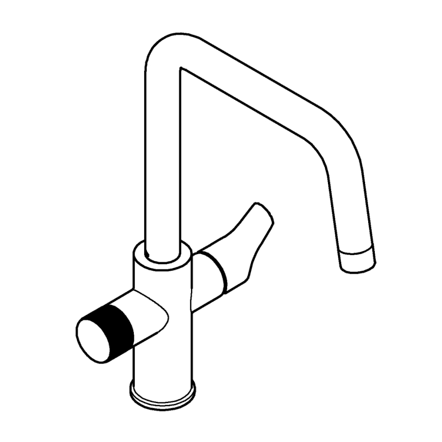 GROHE 30595DC0 - Kuhinjska slavina BLUE PURE, od nerđajućeg čelika