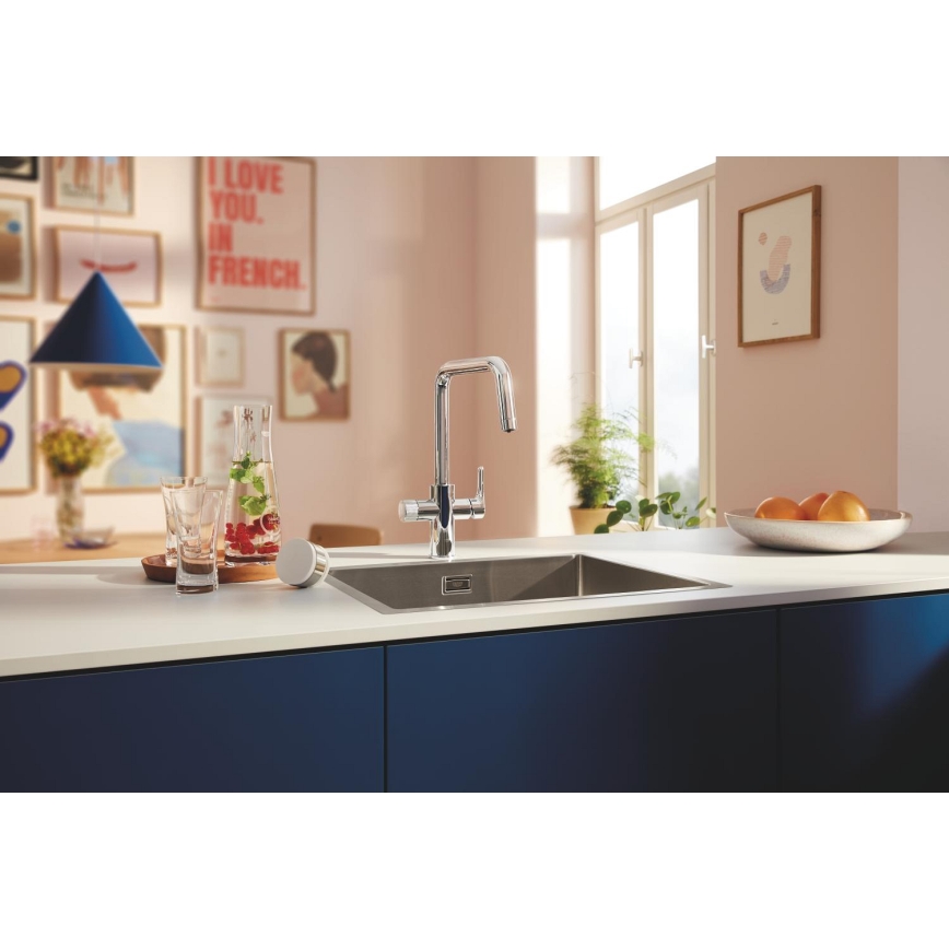 GROHE 30596000 - Kuhinjska slavina BLUE PURE sa funkcijom filtriranja, sjajni hrom