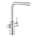 GROHE 30601000 - Kuhinjska slavina BLUE PURE A sa izvlačivom mlaznicom, sjajni hrom