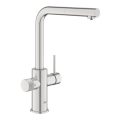 GROHE 30601DC0 - Kuhinjska baterija BLUE PURE sa izvlačivom mlaznicom, inox