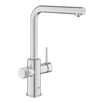 GROHE 30601DC0 - Kuhinjska baterija BLUE PURE sa izvlačivom mlaznicom, inox