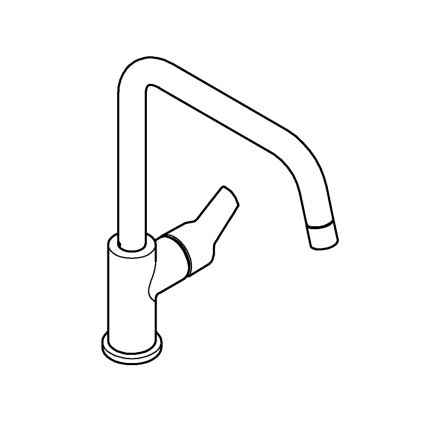 GROHE 30630000 - Kuhinjska baterija START 311 mm, polirani hrom
