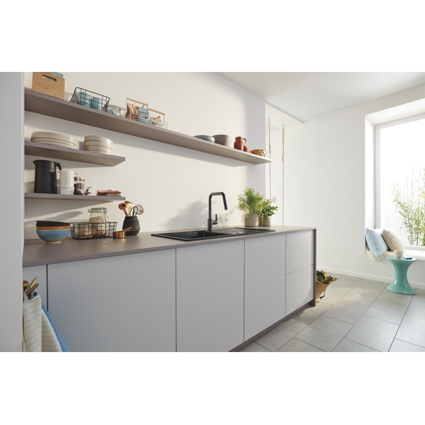 GROHE 306312430 - Kuhinjska slavina QUICKFIX START 362 mm crna