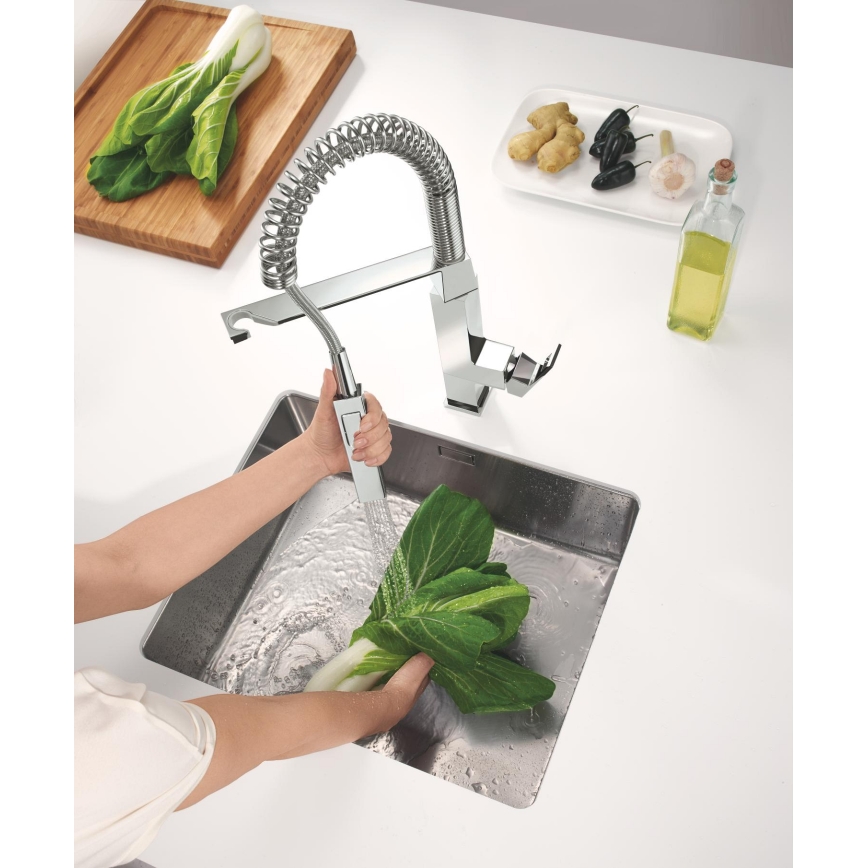 GROHE 31395000 - Slavina za sudoperu EUROCUBE 547 mm, sjajni hrom
