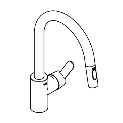 GROHE 31484001 - Slavina za sudoperu GET, sjajni hrom