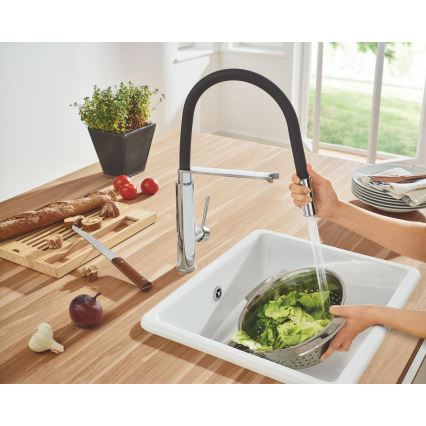 GROHE 31491000 - Kuhinjska slavina CONCETTO sa profesionalnom prskalicom, sjajni hrom