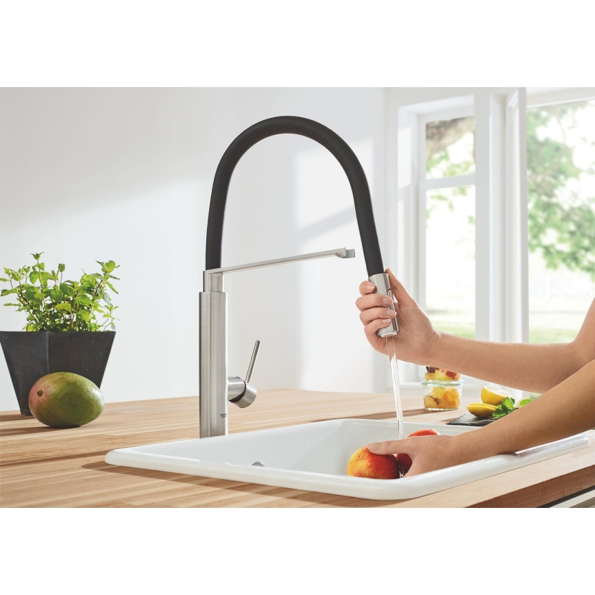 GROHE 31491DC0 - Slavina za sudoperu CONCETTO DN 15, nerđajući čelik