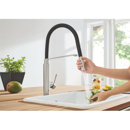 GROHE 31491DC0 - Slavina za sudoperu CONCETTO DN 15, nerđajući čelik