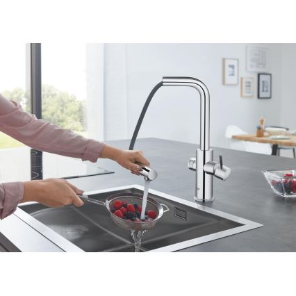 GROHE 31539000 - Slavina za sudoperu BLUE HOME, L-izliv, sjajni hrom
