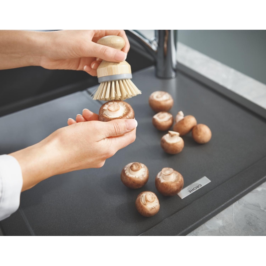 GROHE 31639AP0 - kompozitni crni sudoper K400 780 × 500 mm