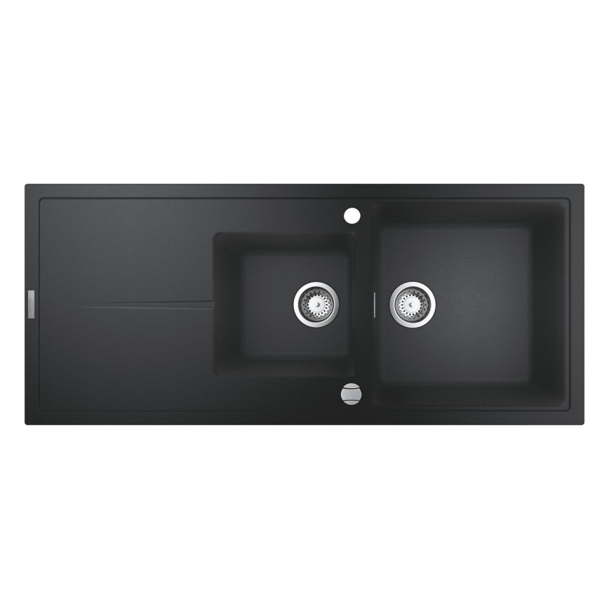 GROHE 31643AP0 - Kompozitni sudoper K400 1160 × 500 mm crni