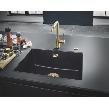 GROHE 31655AP0 - Kompozitni sudoper K700U 610 × 460 mm crna