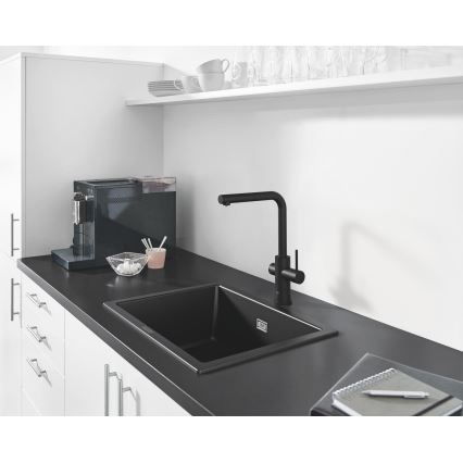 GROHE 31655AP0 - Kompozitni sudoper K700U 610 × 460 mm crna