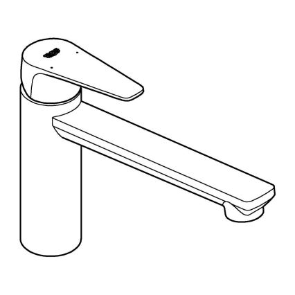 GROHE 31693000 - Slavina za sudoperu BAUEDGE 193 mm sjajni hrom