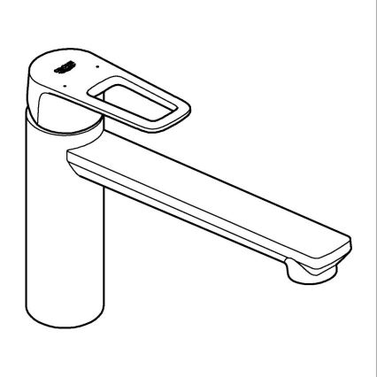 GROHE 31706000 - Kuhinjska slavina BAULOOP, sjajni hrom