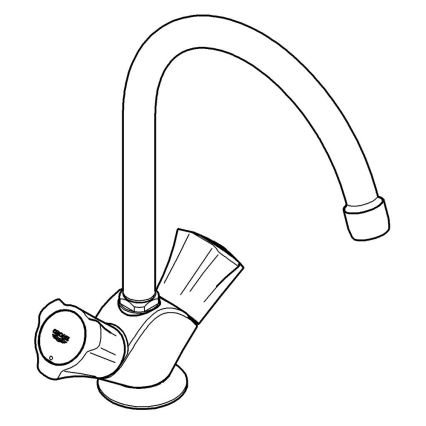 GROHE 31831001 - Kuhinjska slavina COSTA L, sjajni hrom