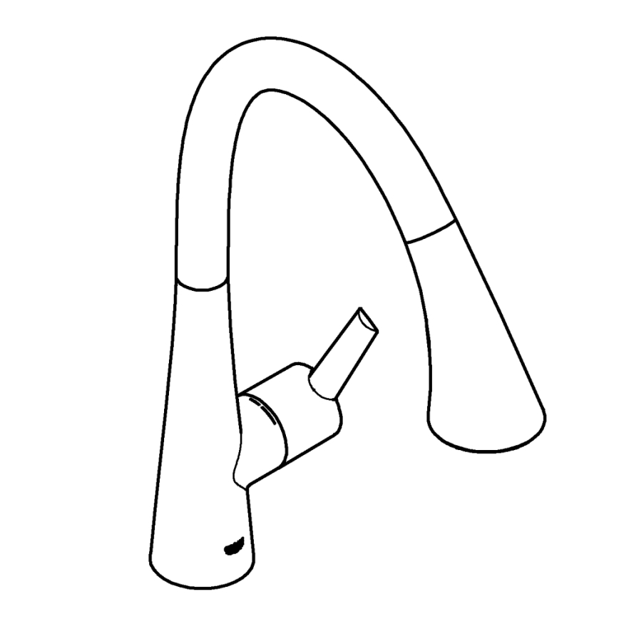 GROHE 32294DC2 - Slavina za sudoperu ZEDRA, nerđajući čelik