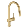 GROHE 32321GN2 - Slavina za sudoperu EUROCUBE, zlatna