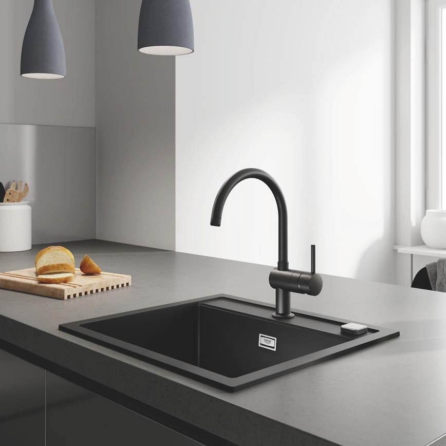 GROHE 32917KS0 - Kuhinjska baterija A DN 15 crna
