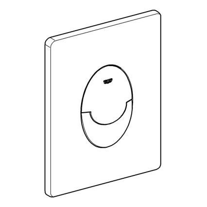 GROHE 38964KV0 - dugme za ispiranje START 156 × 197 mm crna