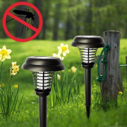 Grundig 12217 - LED Solarna lampa i lapač insekata LED/1xAA 600 mAh