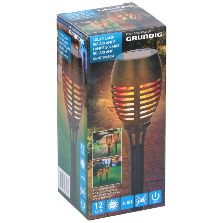 Grundig 16640 - solarna LED lampa, 1,2 V, 600 mAh, IP44