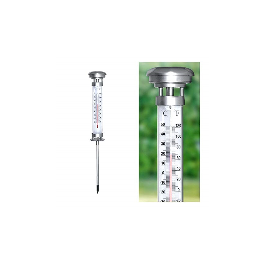 Grundig 89640 - LED solarna lampa sa termometrom LED/1,2V 600 mAh IP44