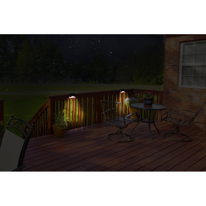 Grundig - Komplet od 4 LED solarna zidna svetla LED/1,2V 600 mAh IP44