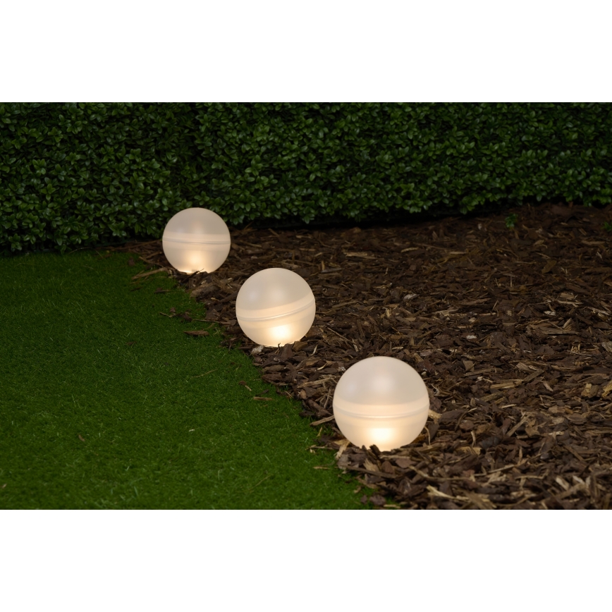 Grundig - Komplet od 5 LED RGBW solarnih svetiljki, LED/3,2V, 600 mAh, IP44