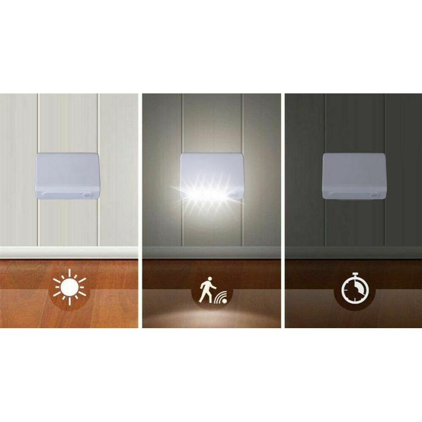 Grundig - LED noćno svetlo sa senzorom LED/3xAAA