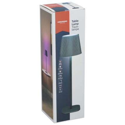 Grundig - LED RGB prigušiva dodirna stona lampa LED/5V 1200 mAh