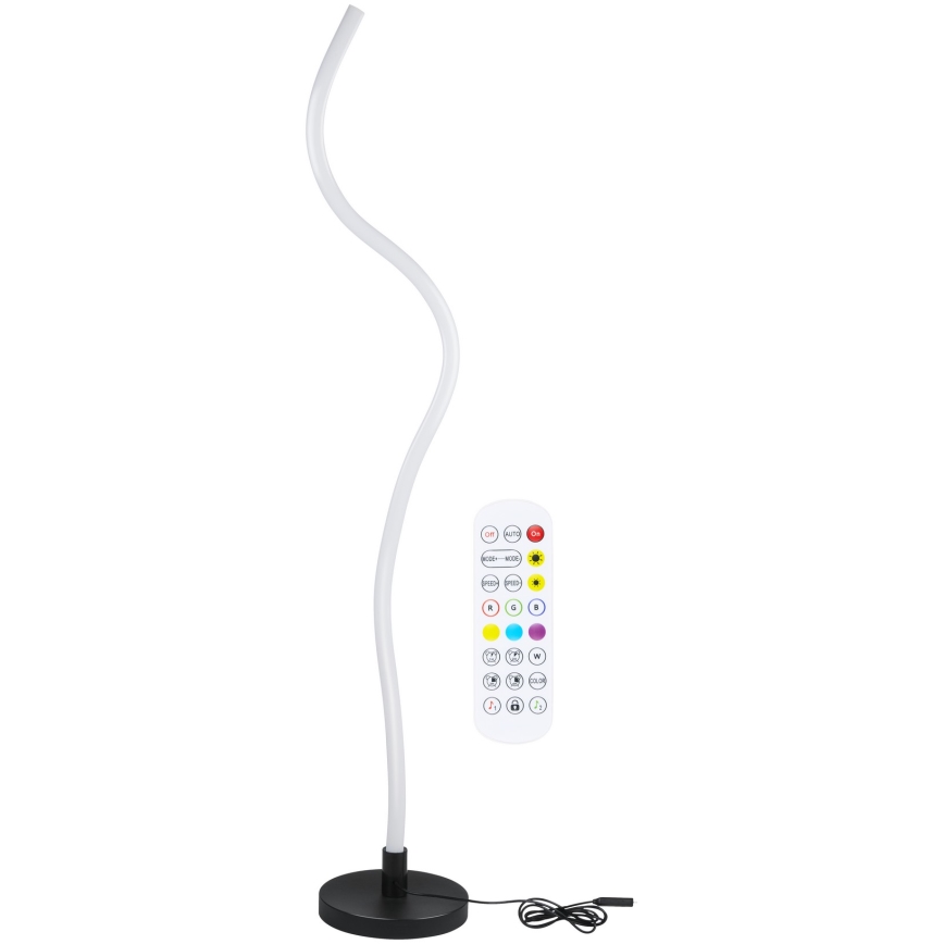 Grundig - LED RGB prigušiva podna lampa LED/5W/5V + daljinski upravljač