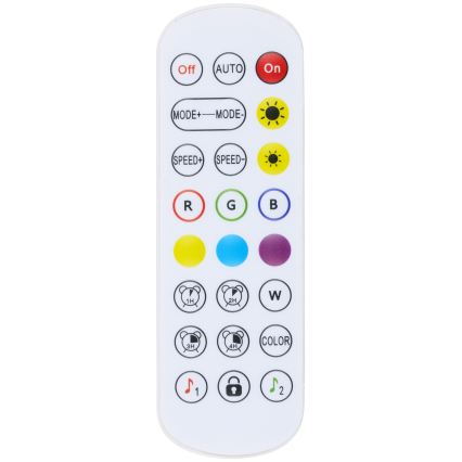 Grundig - LED RGB prigušiva podna lampa LED/5W/5V + daljinski upravljač