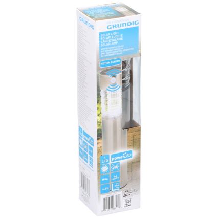 Grundig - LED solarna lampa sa senzorom pokreta i sumraka LED/1,2V 600 mAh IP44