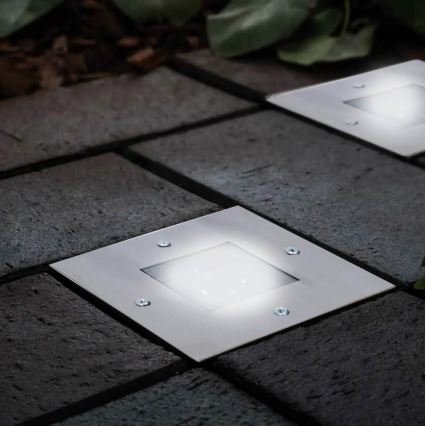 Grundig - LED solarno ugradno svetlo 2xLED/1,2V 600 mAh IP44